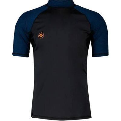 Aqualung Rash Guard A Maniche Corte Sf Black / Navy 2XL Aqualung Rash Guard A Maniche Corte Sf Black / Navy 2XL