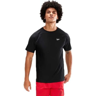 Speedo Rash Guard A Maniche Corte Black / White XS Speedo Rash Guard A Maniche Corte Black / White XS