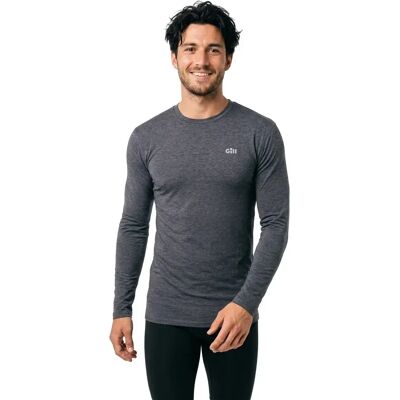Gill Rash Guard A Maniche Lunghe Base Layer Navy Melange M Gill Rash Guard A Maniche Lunghe Base Layer Navy Melange M