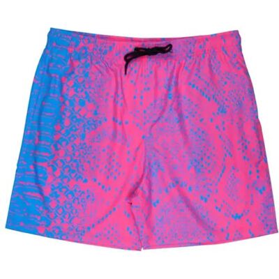 Santa Cruz Pantaloncino Da Bagno Scales Cyan / Pink 2XL Santa Cruz Pantaloncino Da Bagno Scales Cyan / Pink 2XL