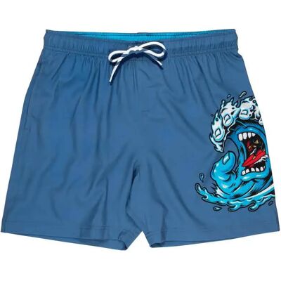 Santa Cruz Pantaloncino Da Bagno Screaming Wave Dusty Blue L Santa Cruz Pantaloncino Da Bagno Screaming Wave Dusty Blue L