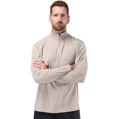 Zhik Rash Guard A Maniche Lunghe Uvactive 1/4 Zip Stone M Zhik Rash Guard A Maniche Lunghe Uvactive 1/4 Zip Stone M