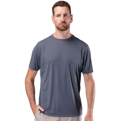 Zhik Rash Guard A Maniche Corte Uvactive Slate S Zhik Rash Guard A Maniche Corte Uvactive Slate S