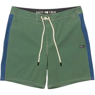 Salty Crew Pantaloncino Da Bagno Channel Boardshort Mid Green 28 Salty Crew Pantaloncino Da Bagno Channel Boardshort Mid Green 28