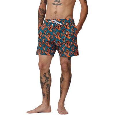 Santa Cruz Pantaloncino Da Bagno Hands All Overs Teal M Santa Cruz Pantaloncino Da Bagno Hands All Overs Teal M