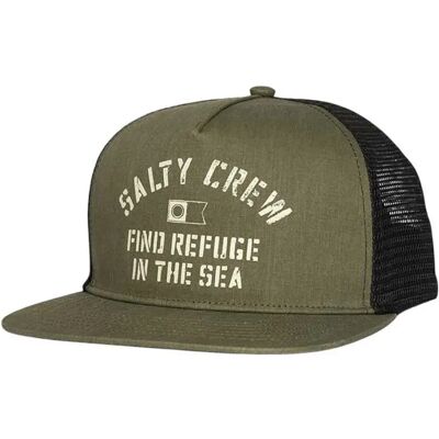 Salty Crew Cappellino Con Visiera Good Times Trucker Olive One Size Salty Crew Cappellino Con Visiera Good Times Trucker Olive One Size