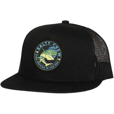 Salty Crew Cappellino Con Visiera Mahi Club Retro Trucker Black One Size Salty Crew Cappellino Con Visiera Mahi Club Retro Trucker Black One Size