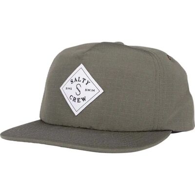 Salty Crew Cappellino Tippet Rip A 5 Pannelli Olive One Size Salty Crew Cappellino Tippet Rip A 5 Pannelli Olive One Size