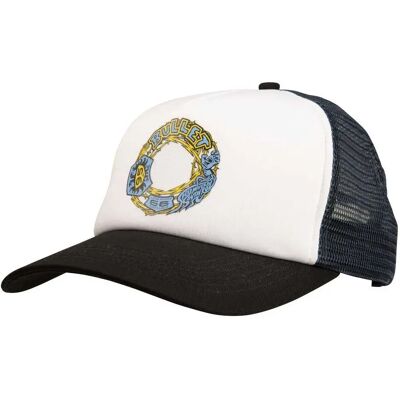 Santa Cruz Cappellino Con Visiera Bullet 66 Meshback White / Blue / Black One Size Santa Cruz Cappellino Con Visiera Bullet 66 Meshback White / Blue / Black One Size