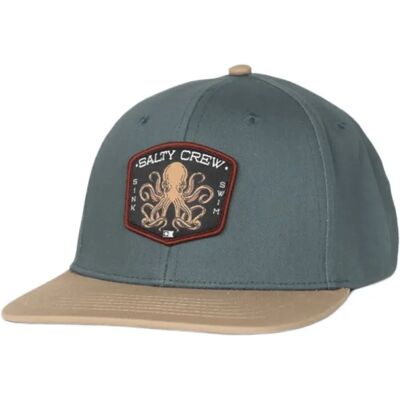 Salty Crew Cappellino Con Visiera Tako Club Snapback Hydro / Khaki One Size Salty Crew Cappellino Con Visiera Tako Club Snapback Hydro / Khaki One Size