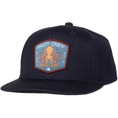 Salty Crew Cappellino Con Visiera Tako Club Snapback Navy One Size Salty Crew Cappellino Con Visiera Tako Club Snapback Navy One Size