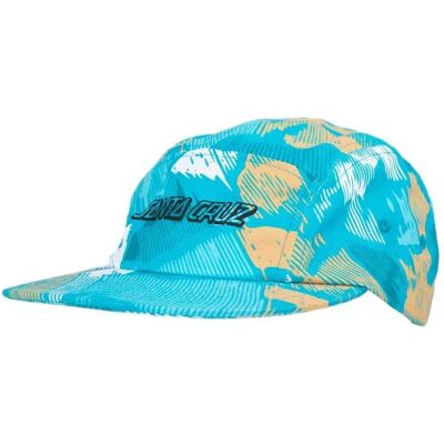 Santa Cruz Cappellino Con Visiera Youth Stamped Strip Camper Teal Woodcut Camo One Size Santa Cruz Cappellino Con Visiera Youth Stamped Strip Camper Teal Woodcut Camo One Size