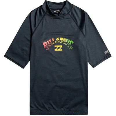 Billabong Rash Guard A Maniche Corte Arch Black Heather M Billabong Rash Guard A Maniche Corte Arch Black Heather M