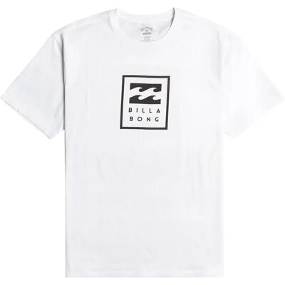 Billabong Maglietta A Maniche Corte Unity Stacked White M Billabong Maglietta A Maniche Corte Unity Stacked White M