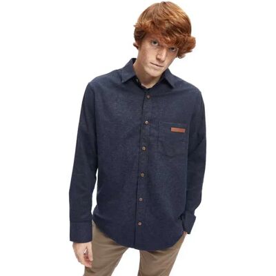 Hydroponic Camicia A Maniche Lunghe Marine Denim Flannel M Hydroponic Camicia A Maniche Lunghe Marine Denim Flannel M