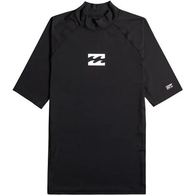 Billabong Rash Guard A Maniche Corte Waves All Day Black M Billabong Rash Guard A Maniche Corte Waves All Day Black M