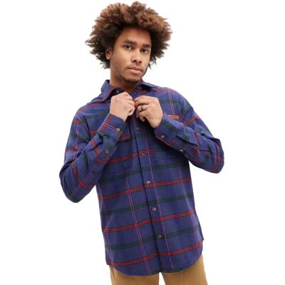 Hydroponic Camicia A Maniche Lunghe Etna Denim Check 2XL Hydroponic Camicia A Maniche Lunghe Etna Denim Check 2XL
