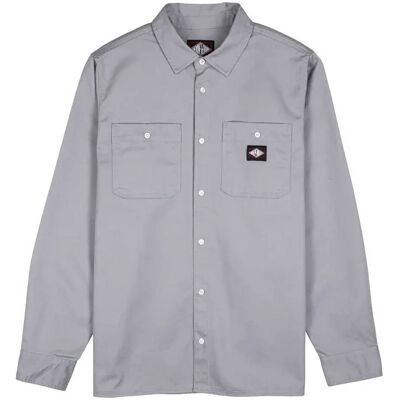 Independent Camicia A Maniche Lunghe Kirby Workshirt Grey M Independent Camicia A Maniche Lunghe Kirby Workshirt Grey M