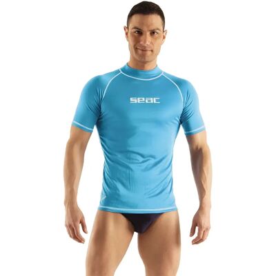 Seacsub Rash Guard A Maniche Corte T-sun Light Blue M Seacsub Rash Guard A Maniche Corte T-sun Light Blue M