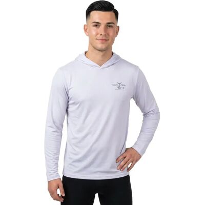 Salty Crew Rash Guard A Maniche Lunghe Fish Market Hood Sunshirt White 2XL Salty Crew Rash Guard A Maniche Lunghe Fish Market Hood Sunshirt White 2XL