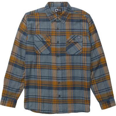 Salty Crew Camicia A Maniche Lunghe Daybreak Flannel Washed Green M Salty Crew Camicia A Maniche Lunghe Daybreak Flannel Washed Green M
