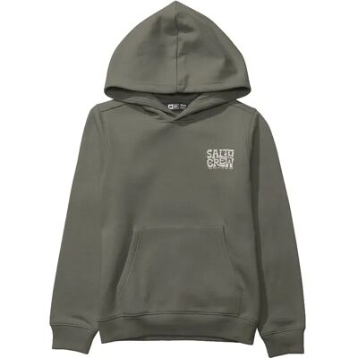 Salty Crew Felpa Con Cappuccio Free Style Fleece Dusty Olive L Salty Crew Felpa Con Cappuccio Free Style Fleece Dusty Olive L