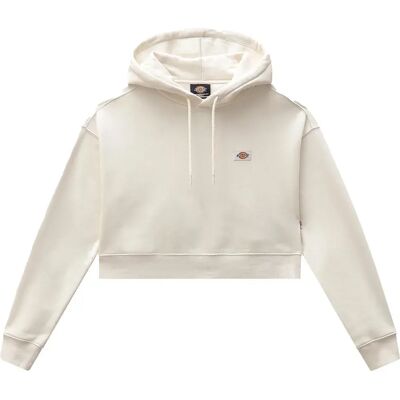Dickies Felpa Con Cappuccio Oakport Cropped Ecru L Dickies Felpa Con Cappuccio Oakport Cropped Ecru L
