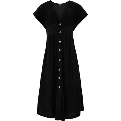 Protest Vestito A Maniche Corte Sambu True Black XS Protest Vestito A Maniche Corte Sambu True Black XS