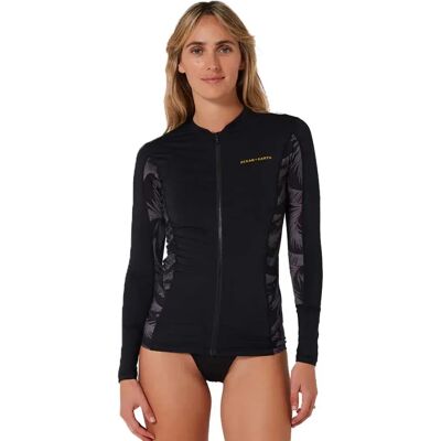 Ocean & Earth Rash Guard A Maniche Lunghe Con Zip Intera Oceana Black 8 Ocean & Earth Rash Guard A Maniche Lunghe Con Zip Intera Oceana Black 8