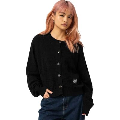 Santa Cruz Cardigan Wharf Knit Black S Santa Cruz Cardigan Wharf Knit Black S