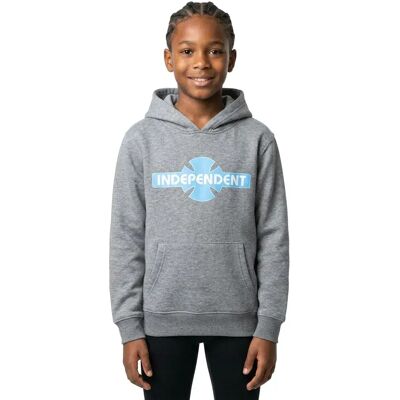 Independent Felpa Con Cappuccio O.g.b.c Streak Heather Grey 9-10 Anni Independent Felpa Con Cappuccio O.g.b.c Streak Heather Grey 9-10 Anni