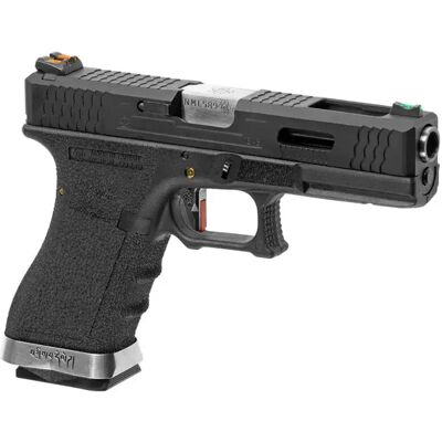 We Pistola Airsoft G-force 18c Silver Barrel Metal Version Gbb Black One Size We Pistola Airsoft G-force 18c Silver Barrel Metal Version Gbb Black One Size