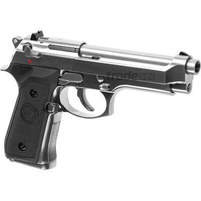 We Pistola Airsoft M9 V2 Full Metal Gbb Silver One Size We Pistola Airsoft M9 V2 Full Metal Gbb Silver One Size