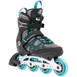 K2 Skates Pattini In Linea Da Donna Alexis 80 Alu Grey / Cyan EU 37 K2 Skates Pattini In Linea Da Donna Alexis 80 Alu Grey / Cyan EU 37