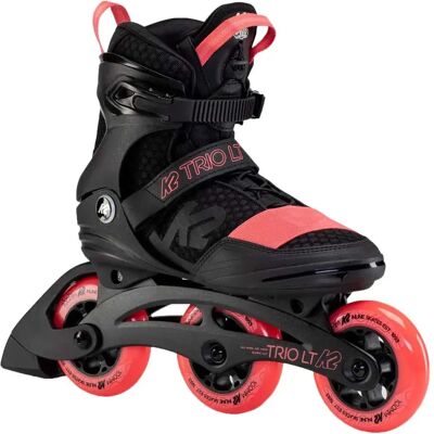 K2 Skates Pattini In Linea Da Donna Trio Lt 100 Black / Coral EU 40 K2 Skates Pattini In Linea Da Donna Trio Lt 100 Black / Coral EU 40