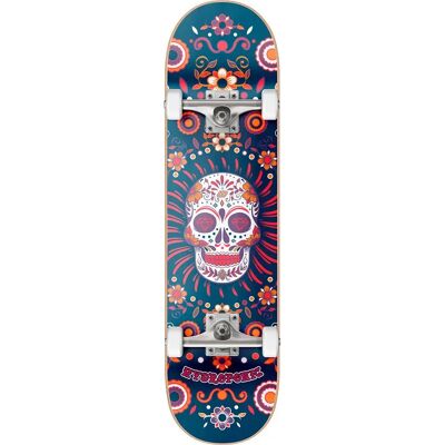 Hydroponic Skateboard Mexican Co 7.75´´ Blue Skull One Size Hydroponic Skateboard Mexican Co 7.75´´ Blue Skull One Size