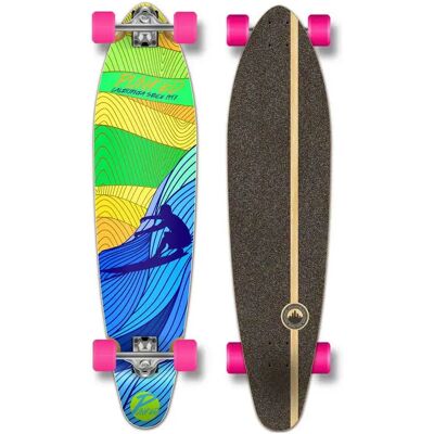 Yocaher Longboard Kicktail Surf Up 40´´ Multicolour 10 Pollici Yocaher Longboard Kicktail Surf Up 40´´ Multicolour 10 Pollici