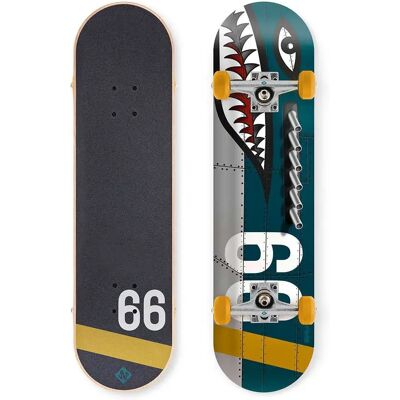 Street Surfing Skateboard Street Shark Fire 31´´ Green / Black One Size Street Surfing Skateboard Street Shark Fire 31´´ Green / Black One Size