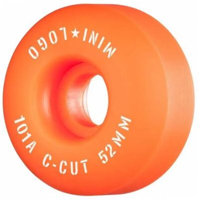 Mini Logo Ruote Da Skateboard C-cut Orange 53 mm/101A Mini Logo Ruote Da Skateboard C-cut Orange 53 mm/101A