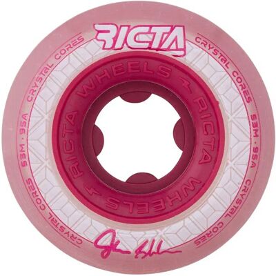 Ricta Ruote Da Skateboard Shanahan Crystal Cores Clear Metallic Red 53 mm/95A Ricta Ruote Da Skateboard Shanahan Crystal Cores Clear Metallic Red 53 mm/95A