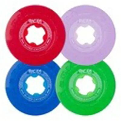 Ricta Ruote Da Skateboard Super Crystals Transparent Purple/Green/Blue/Red 53 mm/95A Ricta Ruote Da Skateboard Super Crystals Transparent Purple/Green/Blue/Red 53 mm/95A