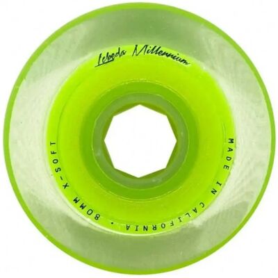Labeda Ruote Dei Pattini Millenium X-soft 1 Unità Green 80 mm Labeda Ruote Dei Pattini Millenium X-soft 1 Unità Green 80 mm