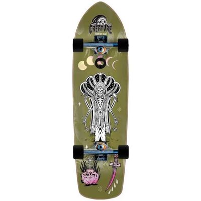 Creature Skateboard Cruiser Brue Killer Trippy Tanks 8.60in X 30.70in One Size Creature Skateboard Cruiser Brue Killer Trippy Tanks 8.60in X 30.70in One Size