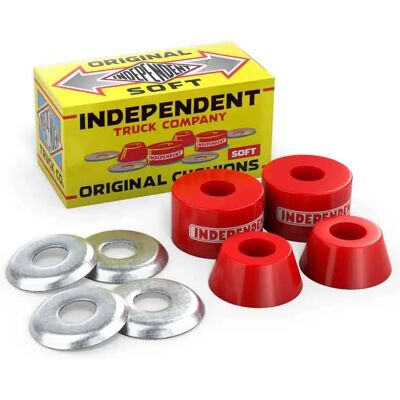 Independent Cuscinetti Genuine Parts Original Conical Soft 90a Red One Size Independent Cuscinetti Genuine Parts Original Conical Soft 90a Red One Size