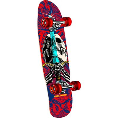 Powell Peralta Skateboard Cruiser Skull & Sword 8.0in X 30.0in Navy / Red One Size Powell Peralta Skateboard Cruiser Skull & Sword 8.0in X 30.0in Navy / Red One Size