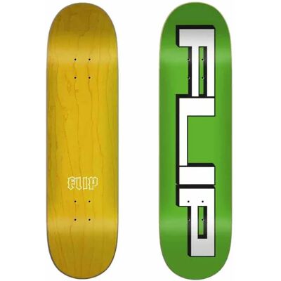 Flip Tavola Da Skateboard Squared Logo Green 8.25´´x31.85´´ One Size Flip Tavola Da Skateboard Squared Logo Green 8.25´´x31.85´´ One Size