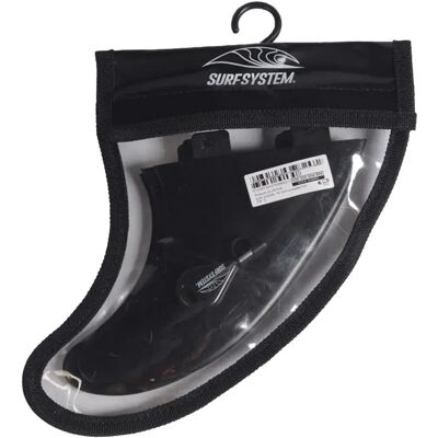 Set di 3 pinne Surf System - Compatibile FCS - Nero - Unisex - Surf Set di 3 pinne Surf System - Compatibile FCS - Nero - Unisex - Surf