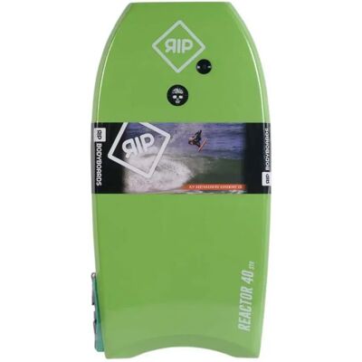 Rip Bodyboard Eps Reactor 38+leash Coil Pu Green / White 96.5 cm Rip Bodyboard Eps Reactor 38+leash Coil Pu Green / White 96.5 cm