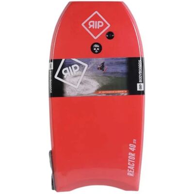 Rip Bodyboard Eps Reactor 38+leash Coil Pu Red / White 96.5 cm Rip Bodyboard Eps Reactor 38+leash Coil Pu Red / White 96.5 cm