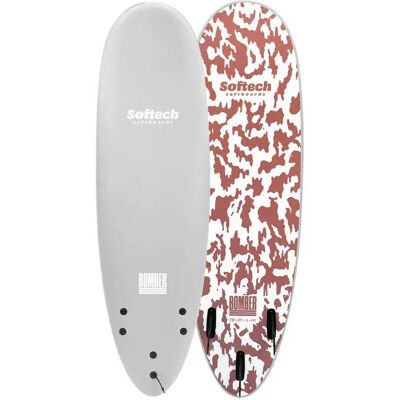 Softech Tavola Da Surf Bomber Fcs Ii 5´10´´ Grey / Dusty Red 177.8 cm Softech Tavola Da Surf Bomber Fcs Ii 5´10´´ Grey / Dusty Red 177.8 cm